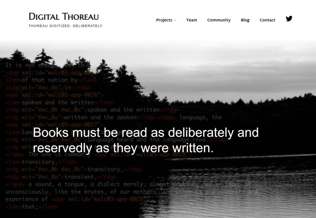 Milne Library Helps re-create Thoreau’s Walden for the Digital Age
