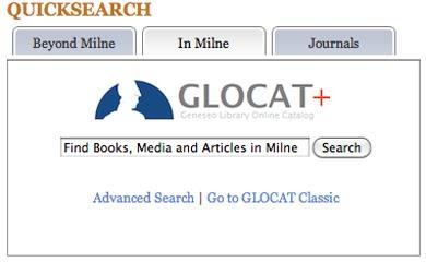Spring 2012 – Library Unveils Beta Version of GLOCAT +